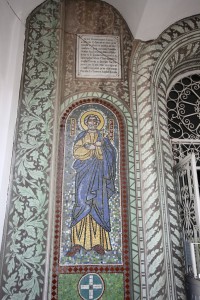 St Basil orthodox Cathedral Ploiesti - marble plaque commemorating Rev. Anghel Burada